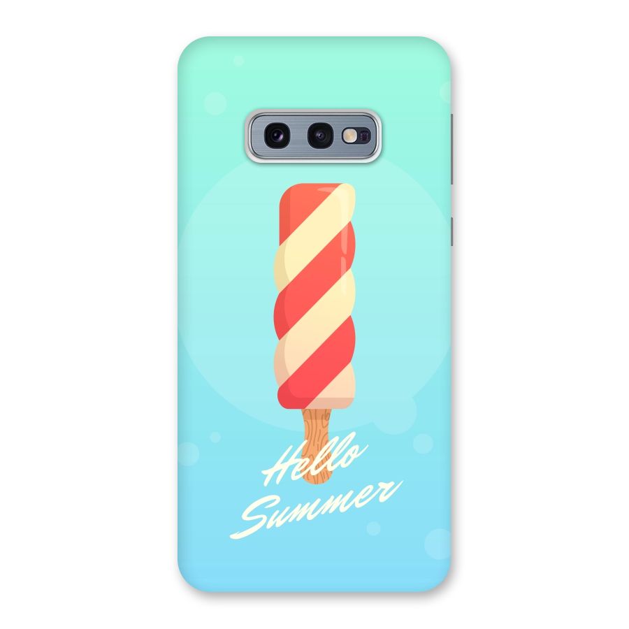 Hello Summer Back Case for Galaxy S10e
