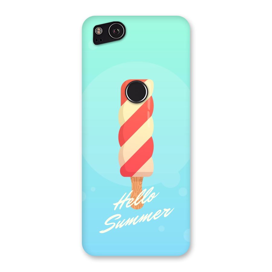 Hello Summer Back Case for Google Pixel 2