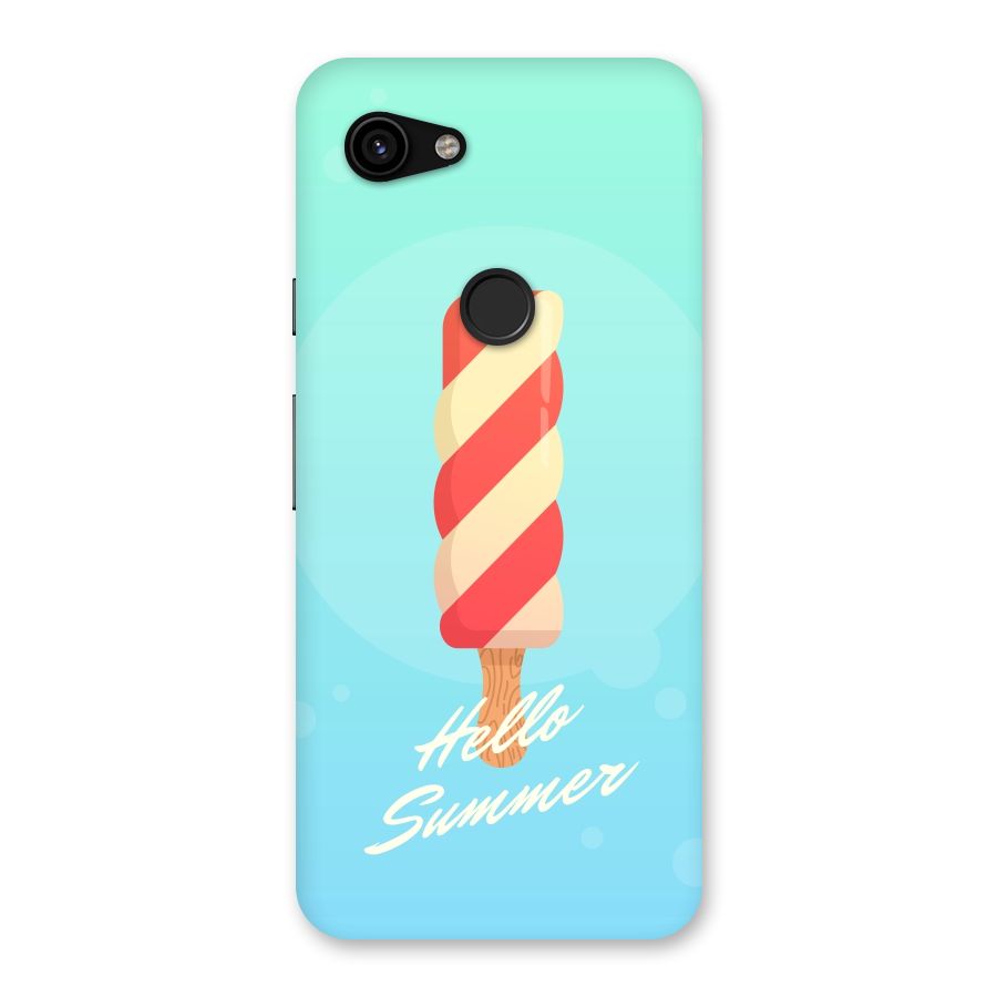 Hello Summer Back Case for Google Pixel 3a