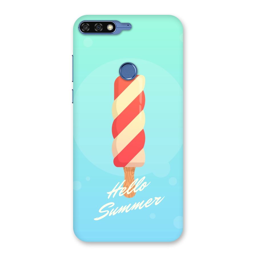 Hello Summer Back Case for Honor 7C
