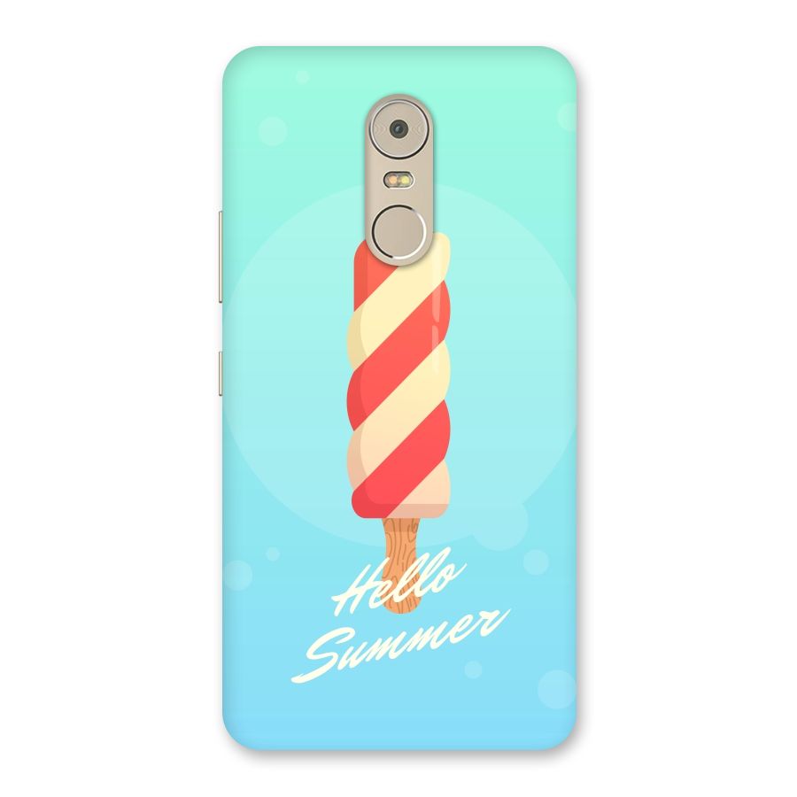 Hello Summer Back Case for Lenovo K6 Note