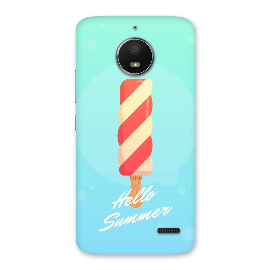 Hello Summer Back Case for Moto E4