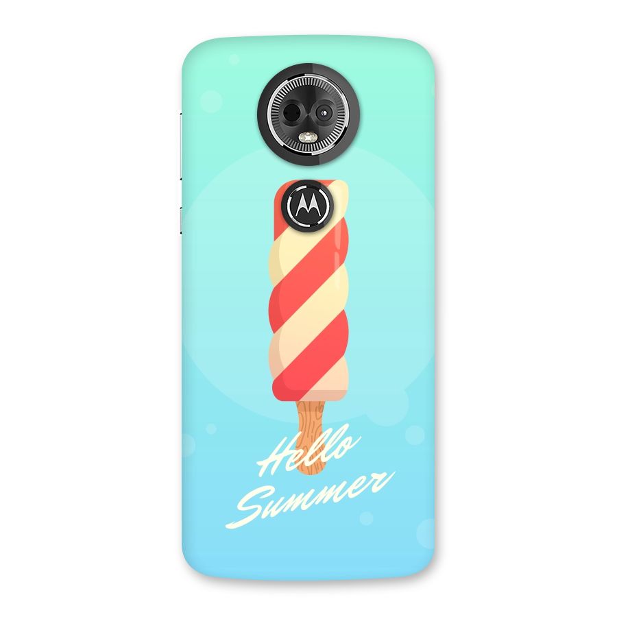 Hello Summer Back Case for Moto E5 Plus
