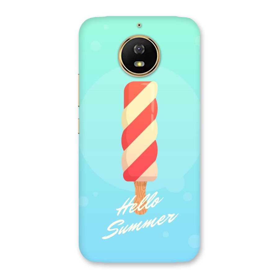 Hello Summer Back Case for Moto G5s