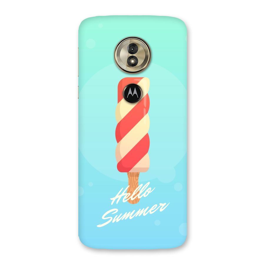 Hello Summer Back Case for Moto G6 Play