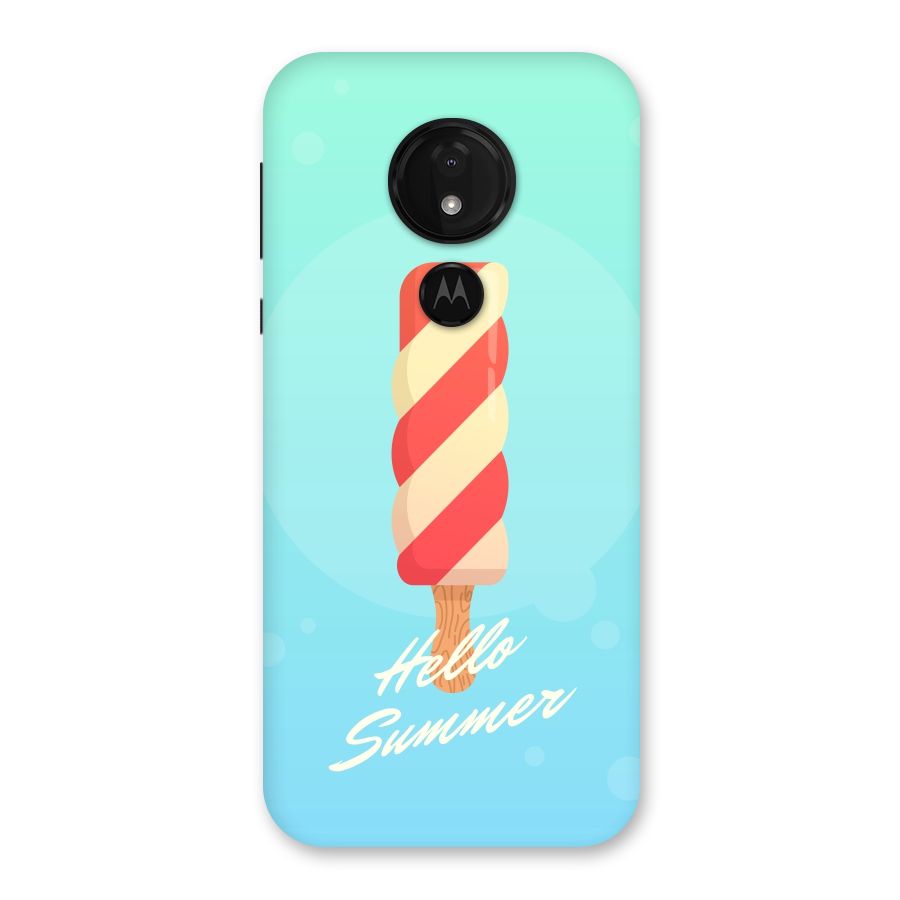 Hello Summer Back Case for Moto G7 Power