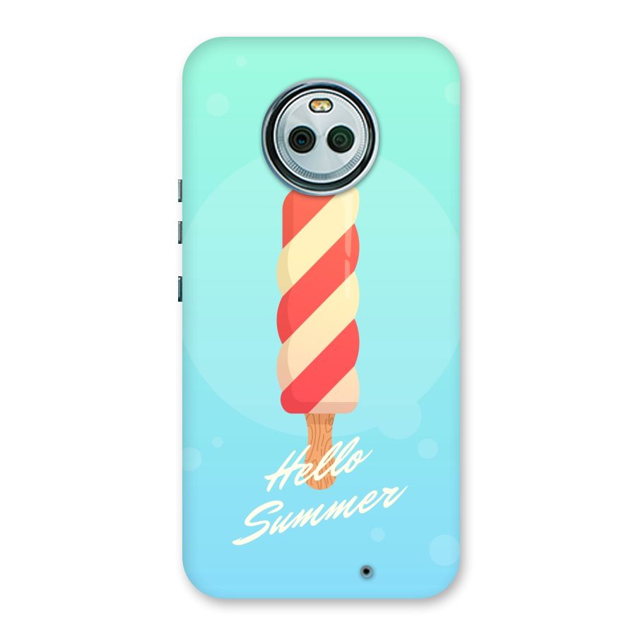 Hello Summer Back Case for Moto X4