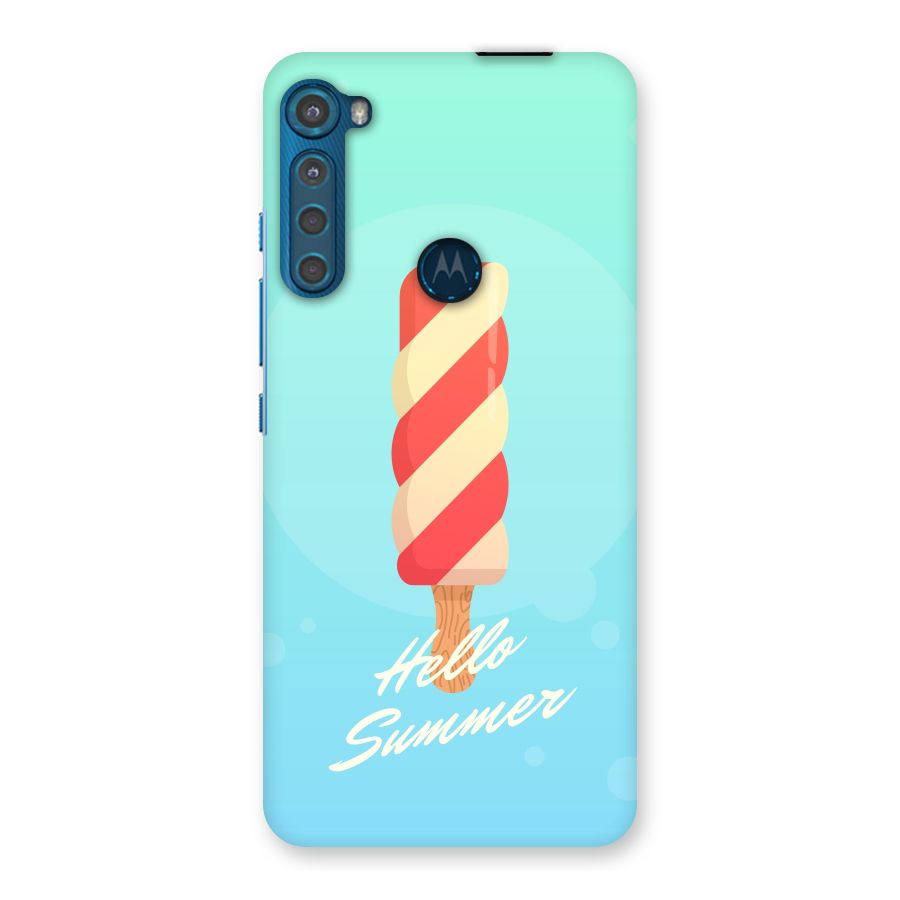 Hello Summer Back Case for Motorola One Fusion Plus