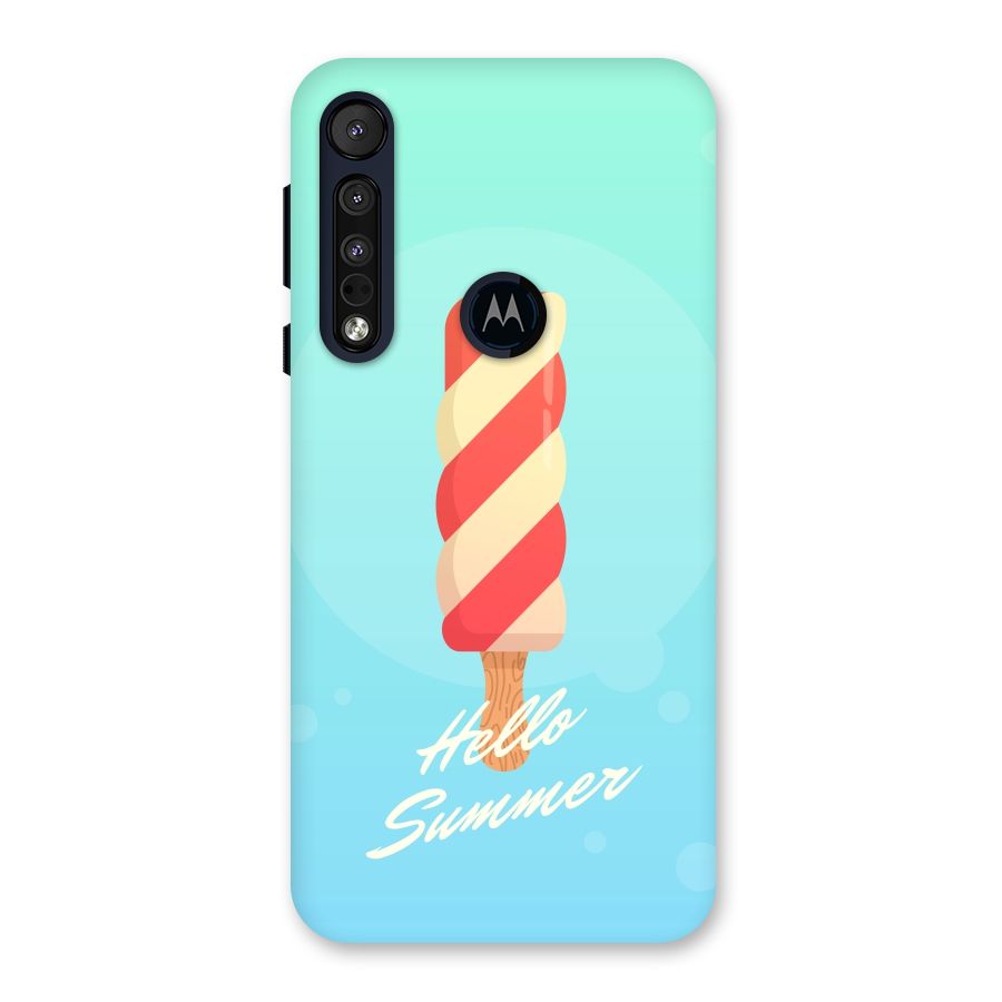 Hello Summer Back Case for Motorola One Macro