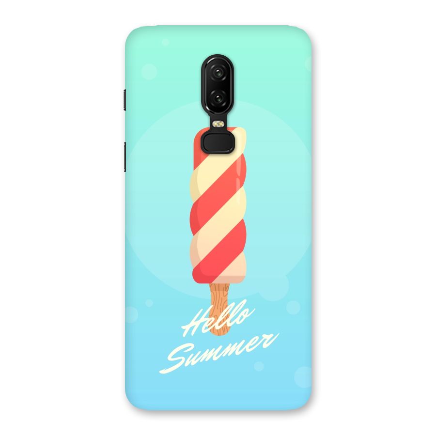 Hello Summer Back Case for OnePlus 6