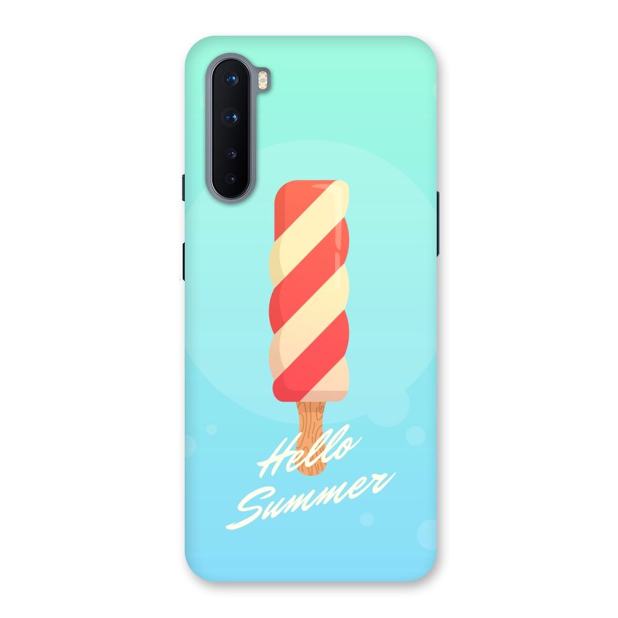 Hello Summer Back Case for OnePlus Nord
