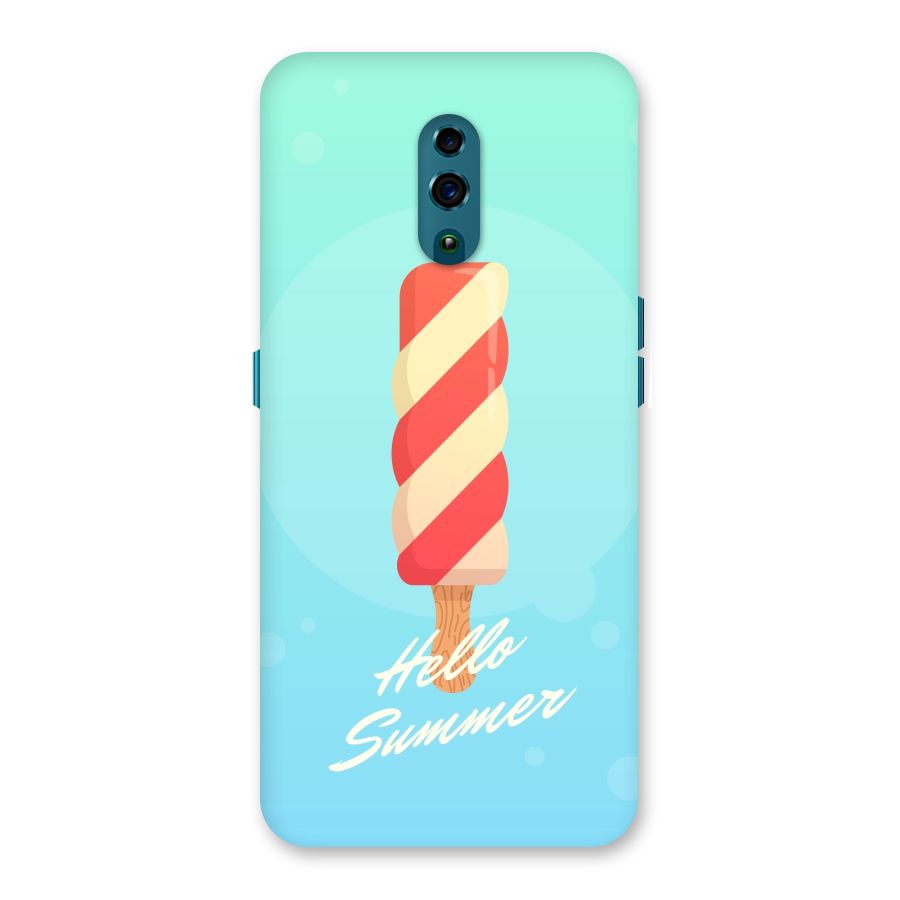 Hello Summer Back Case for Oppo Reno