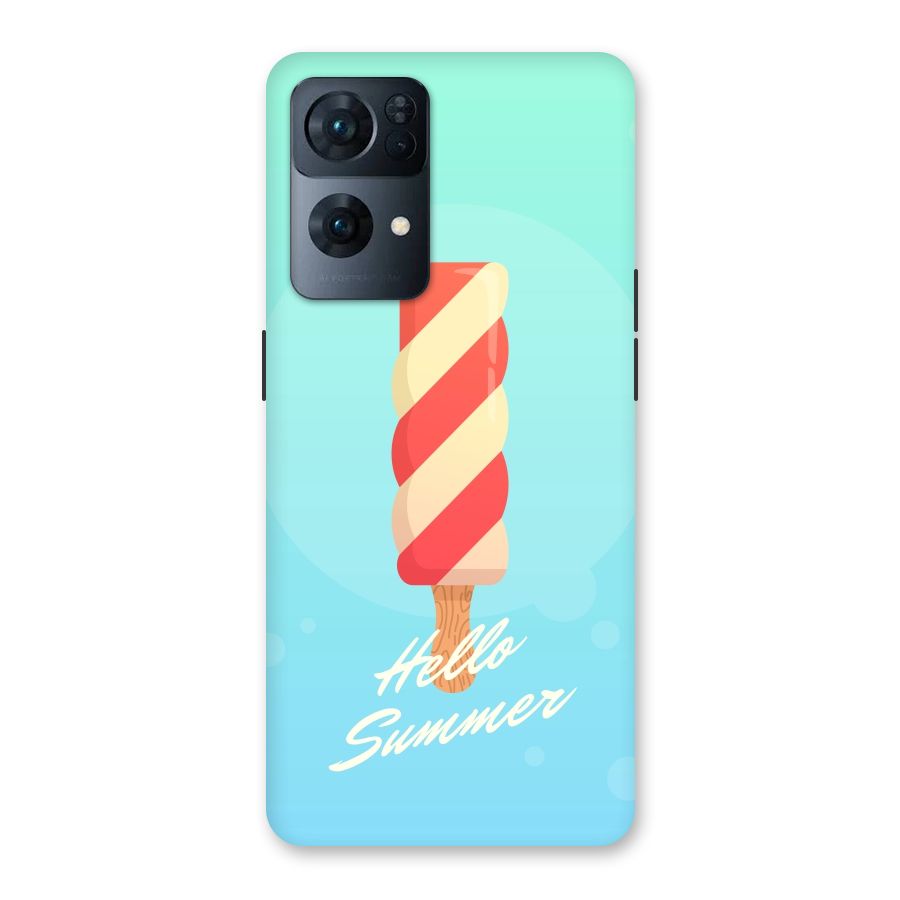 Hello Summer Back Case for Oppo Reno7 Pro 5G