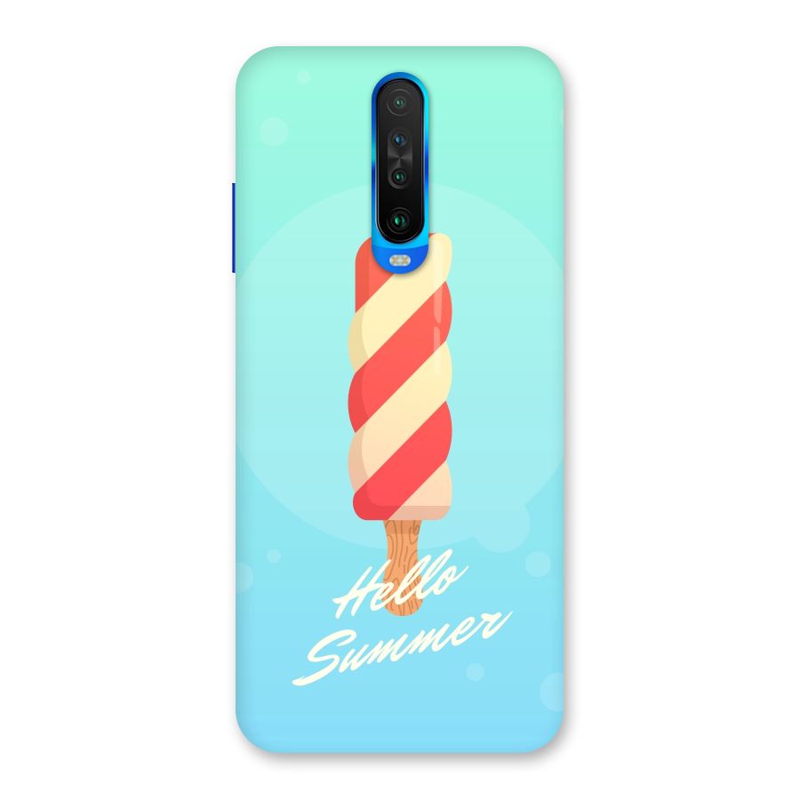 Hello Summer Back Case for Poco X2