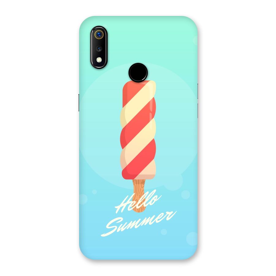 Hello Summer Back Case for Realme 3