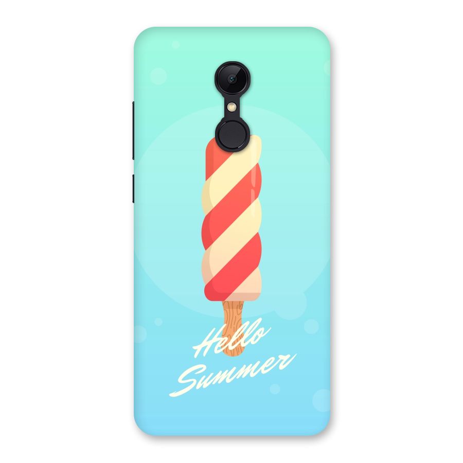 Hello Summer Back Case for Redmi 5