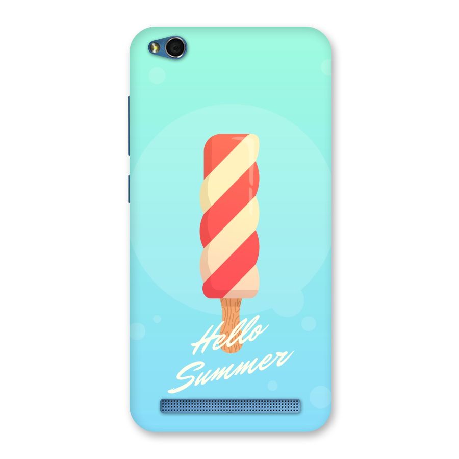 Hello Summer Back Case for Redmi 5A