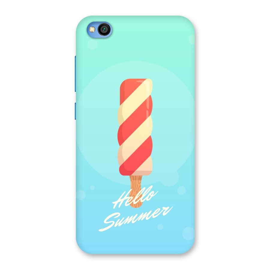 Hello Summer Back Case for Redmi Go