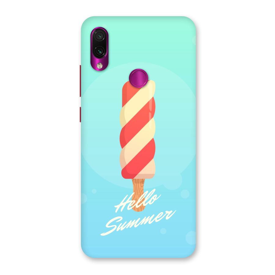 Hello Summer Back Case for Redmi Note 7 Pro