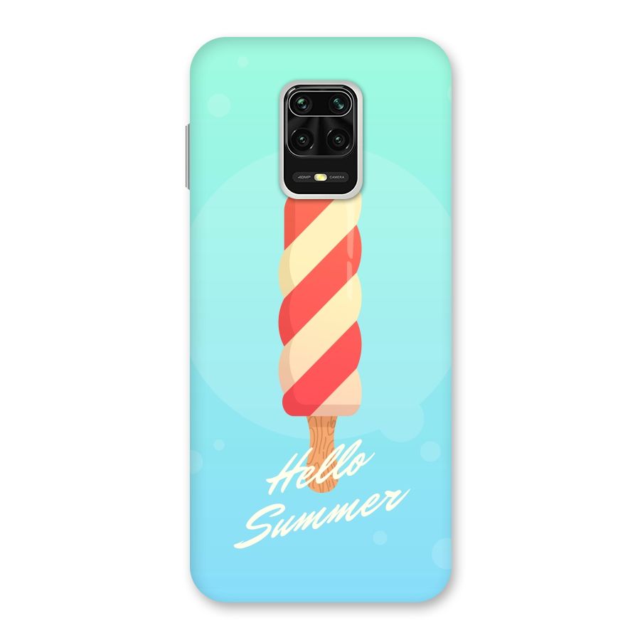 Hello Summer Back Case for Redmi Note 9 Pro