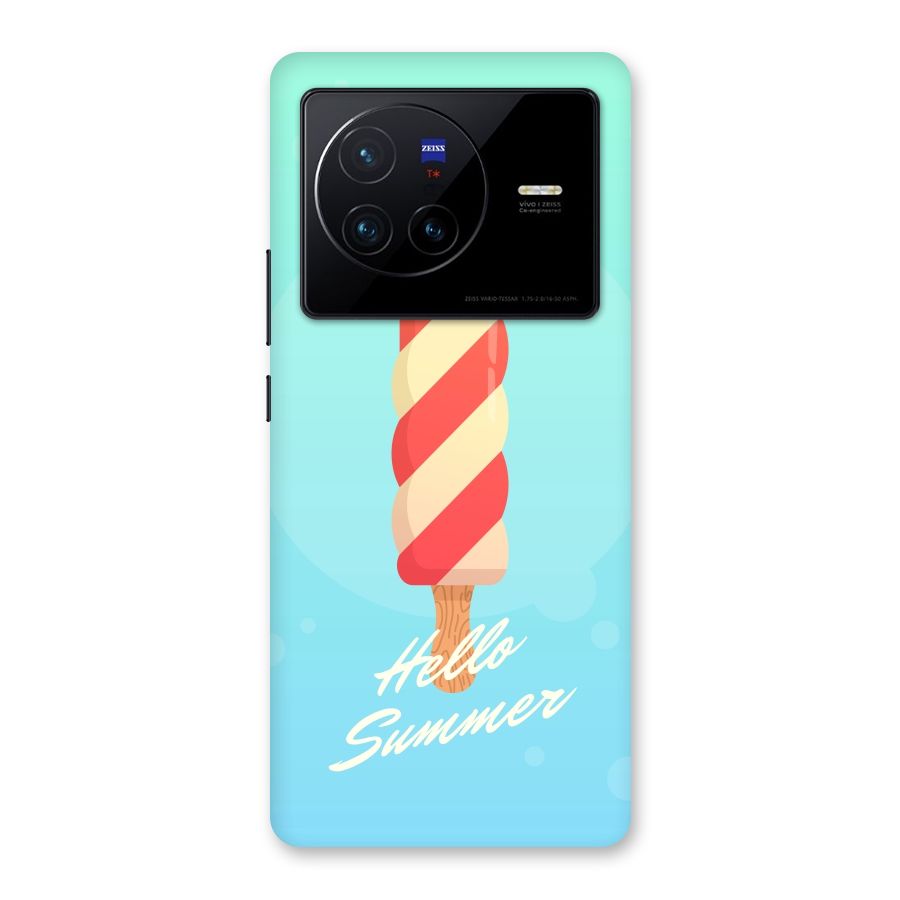 Hello Summer Back Case for Vivo X80