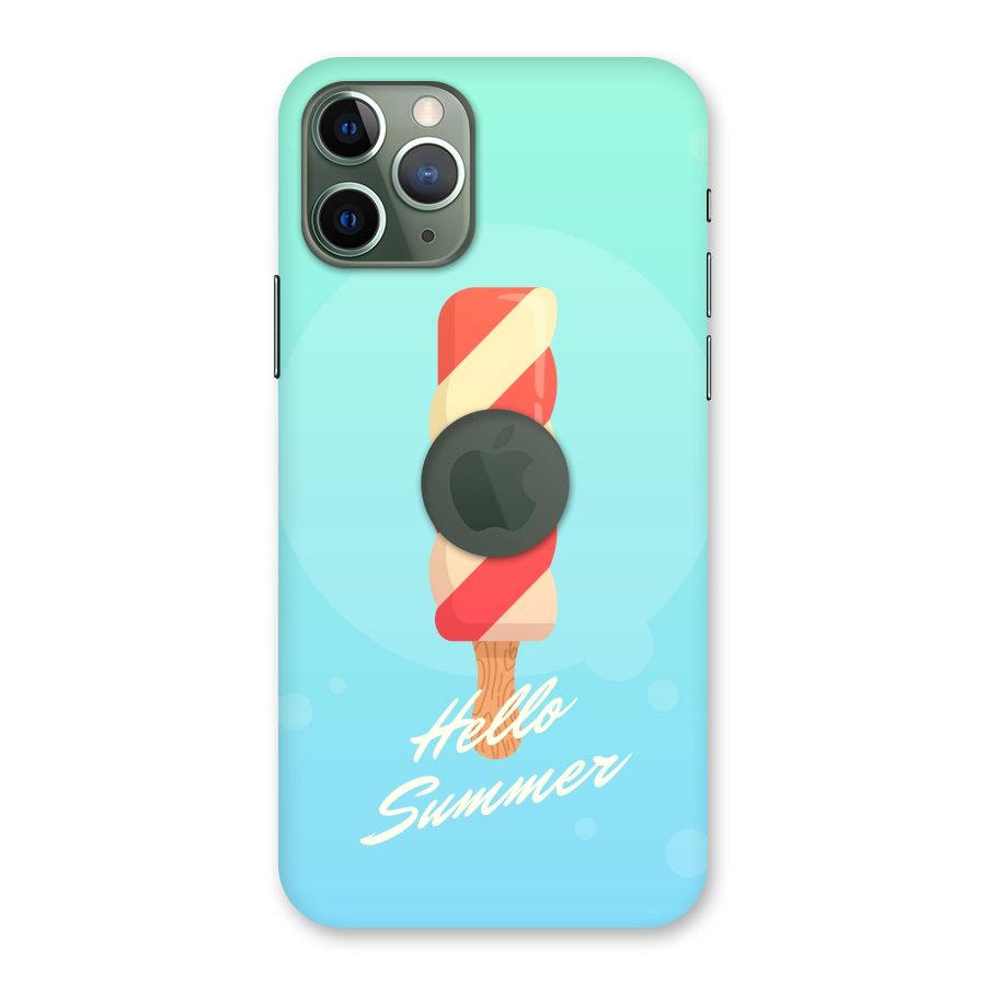 Hello Summer Back Case for iPhone 11 Pro Logo  Cut
