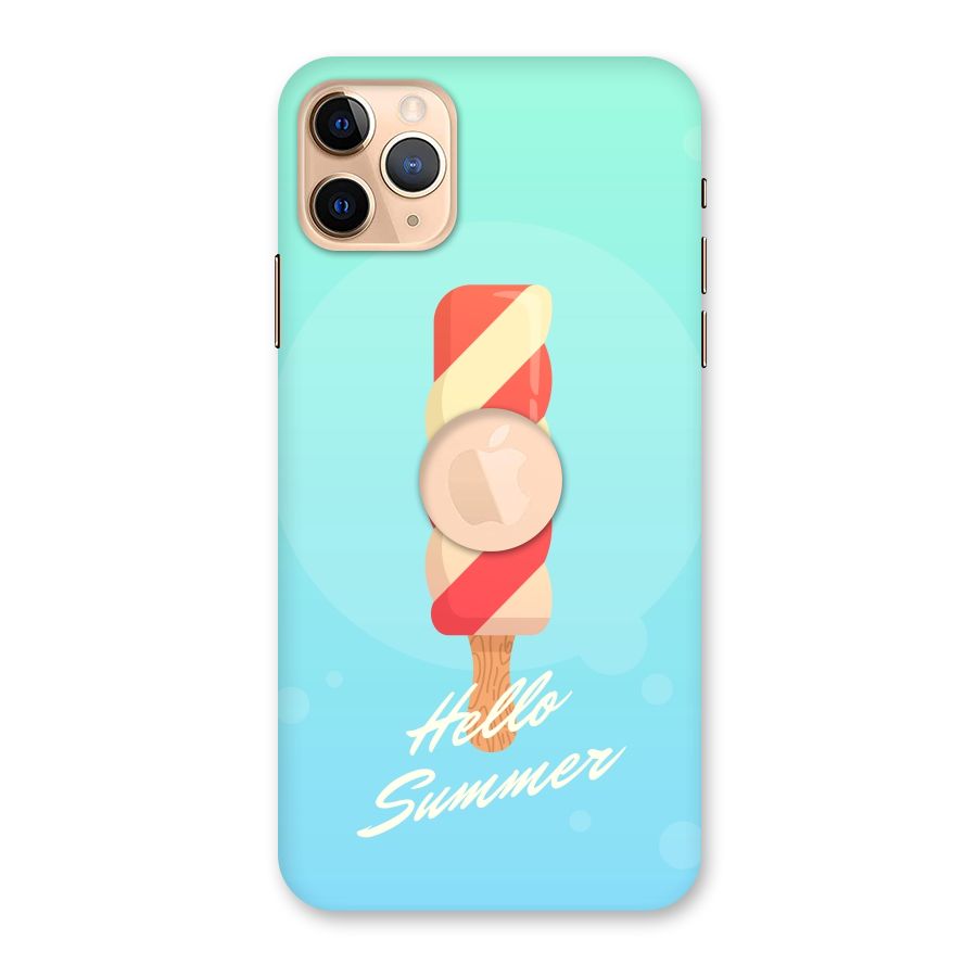 Hello Summer Back Case for iPhone 11 Pro Max Logo Cut