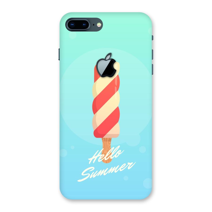 Hello Summer Back Case for iPhone 7 Plus Apple Cut