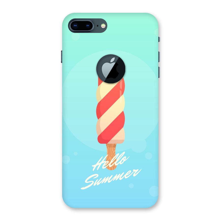 Hello Summer Back Case for iPhone 7 Plus Logo Cut