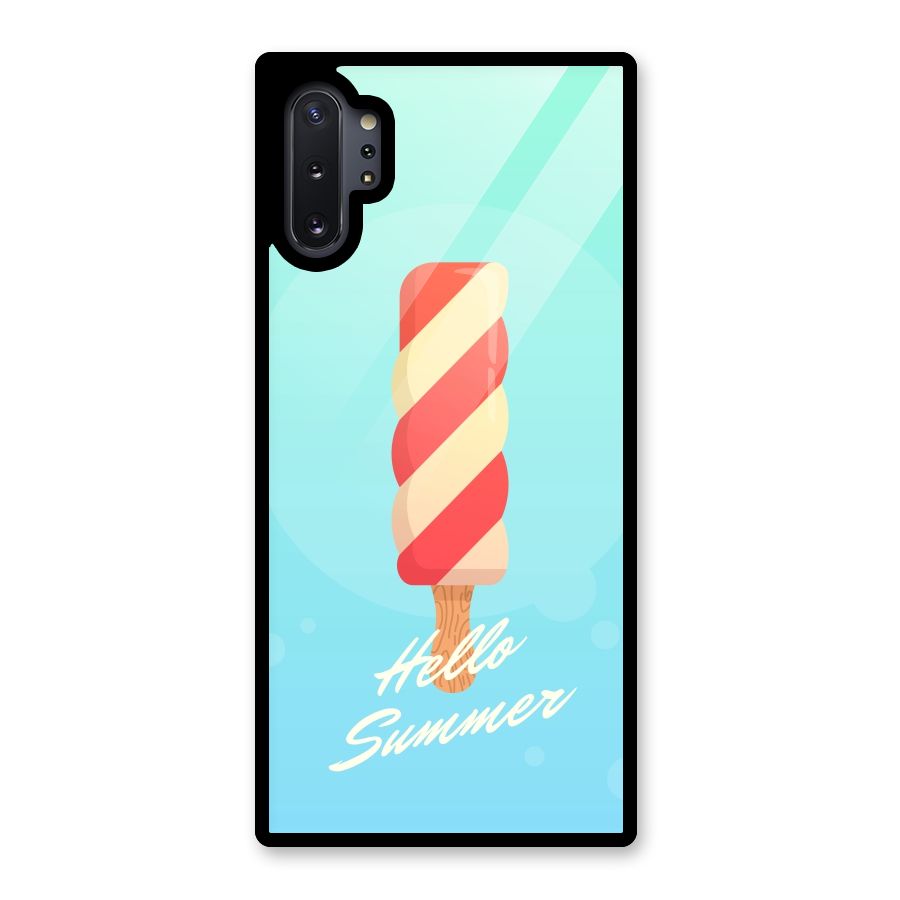 Hello Summer Glass Back Case for Galaxy Note 10 Plus