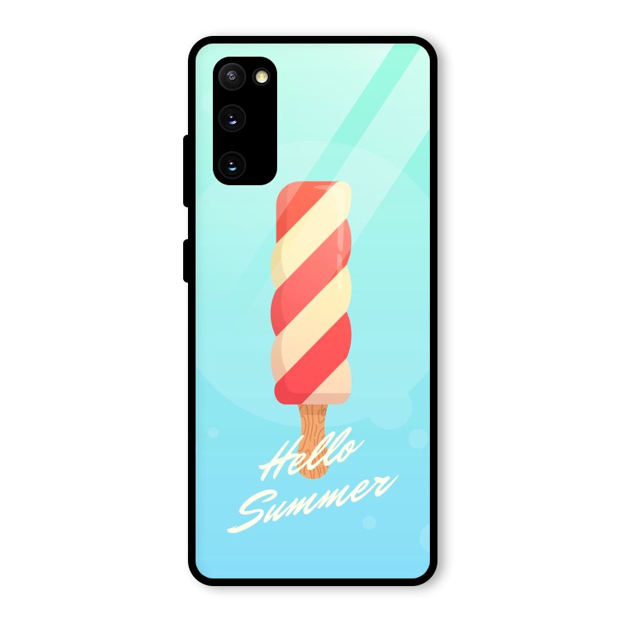 Hello Summer Glass Back Case for Galaxy S20 FE 5G