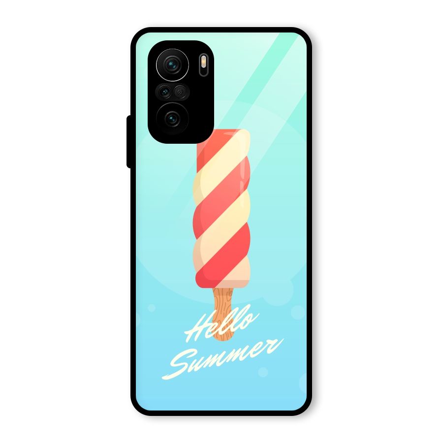 Hello Summer Glass Back Case for Mi 11x