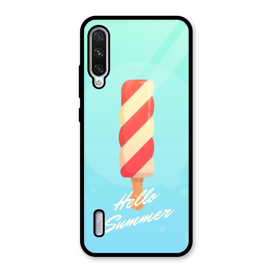 Hello Summer Glass Back Case for Mi A3