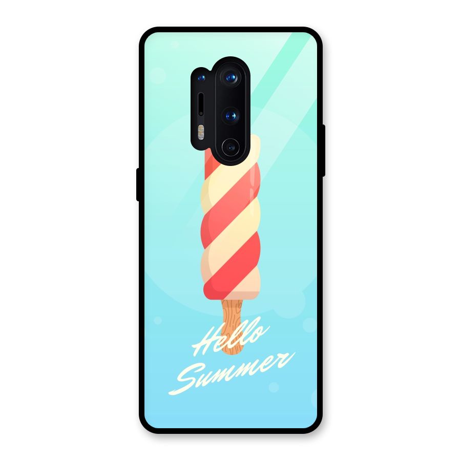 Hello Summer Glass Back Case for OnePlus 8 Pro