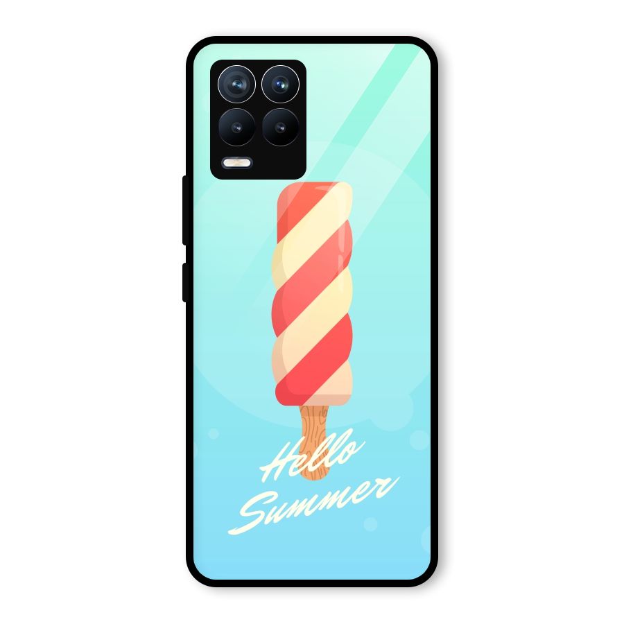 Hello Summer Glass Back Case for Realme 8