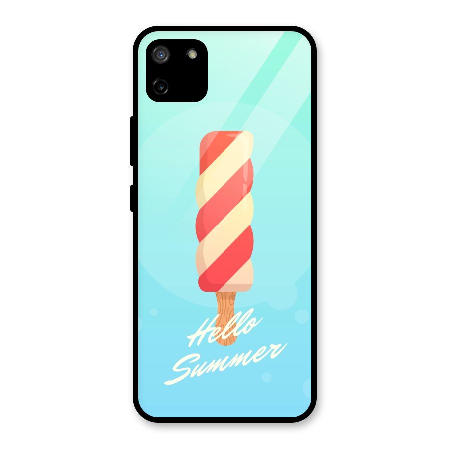 Hello Summer Glass Back Case for Realme C11