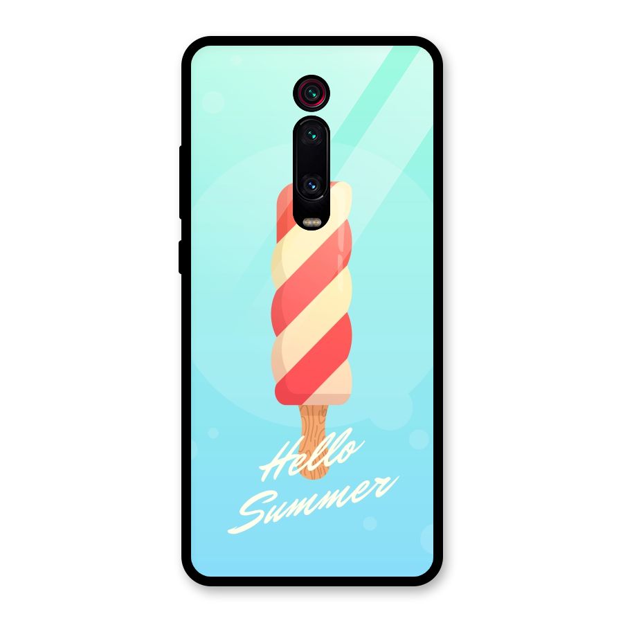 Hello Summer Glass Back Case for Redmi K20 Pro