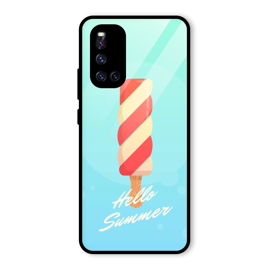 Hello Summer Glass Back Case for Vivo V19