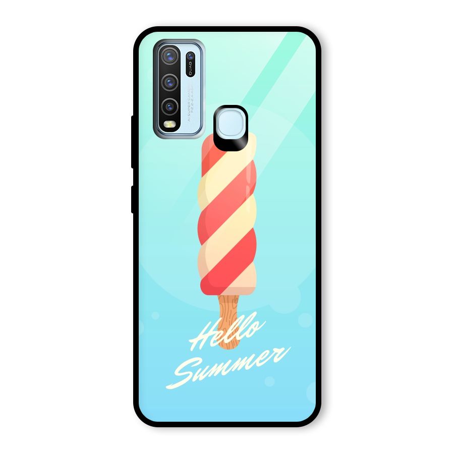 Hello Summer Glass Back Case for Vivo Y50