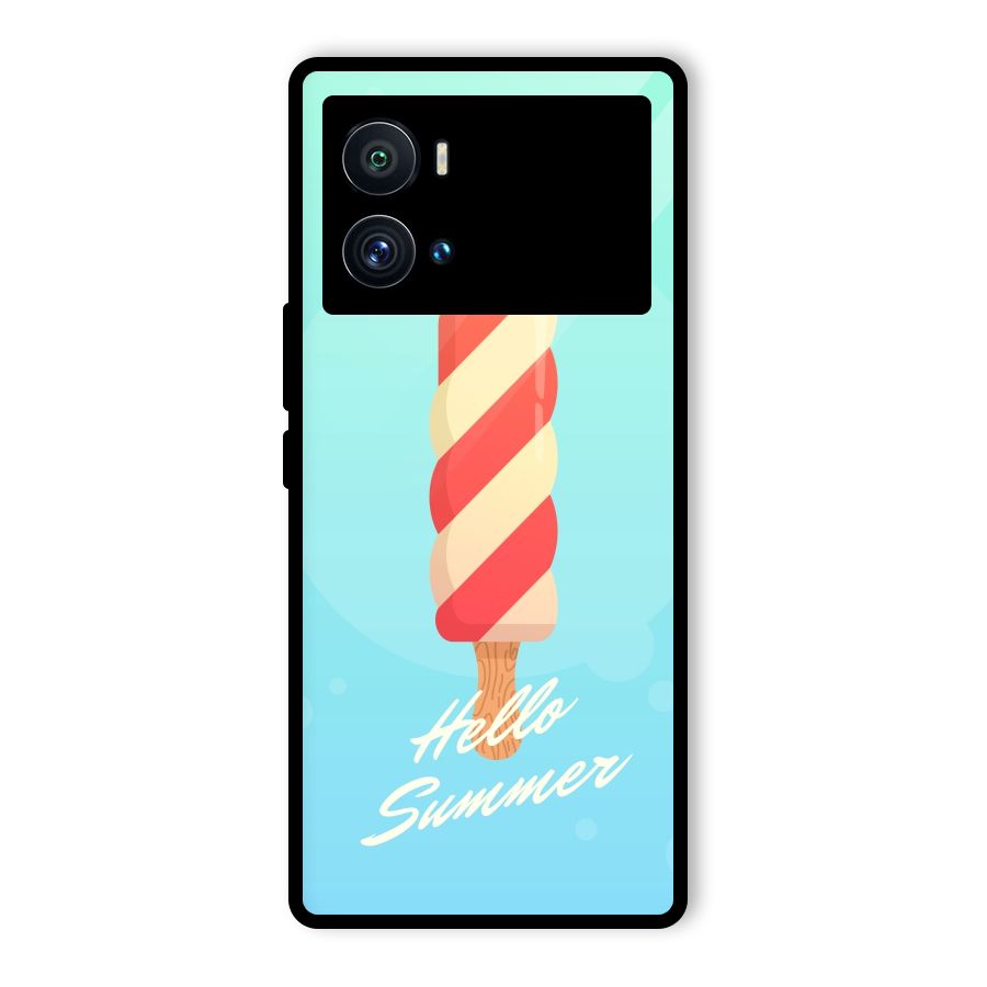Hello Summer Glass Back Case for Vivo iQOO 9 Pro
