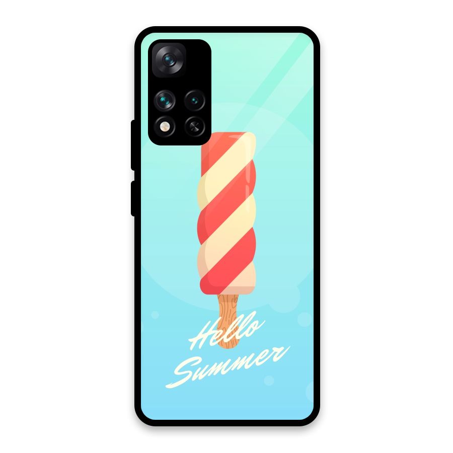 Hello Summer Glass Back Case for Xiaomi 11i HyperCharge 5G