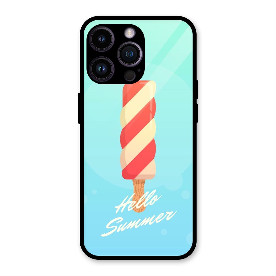 Hello Summer Glass Back Case for iPhone 14 Pro Max