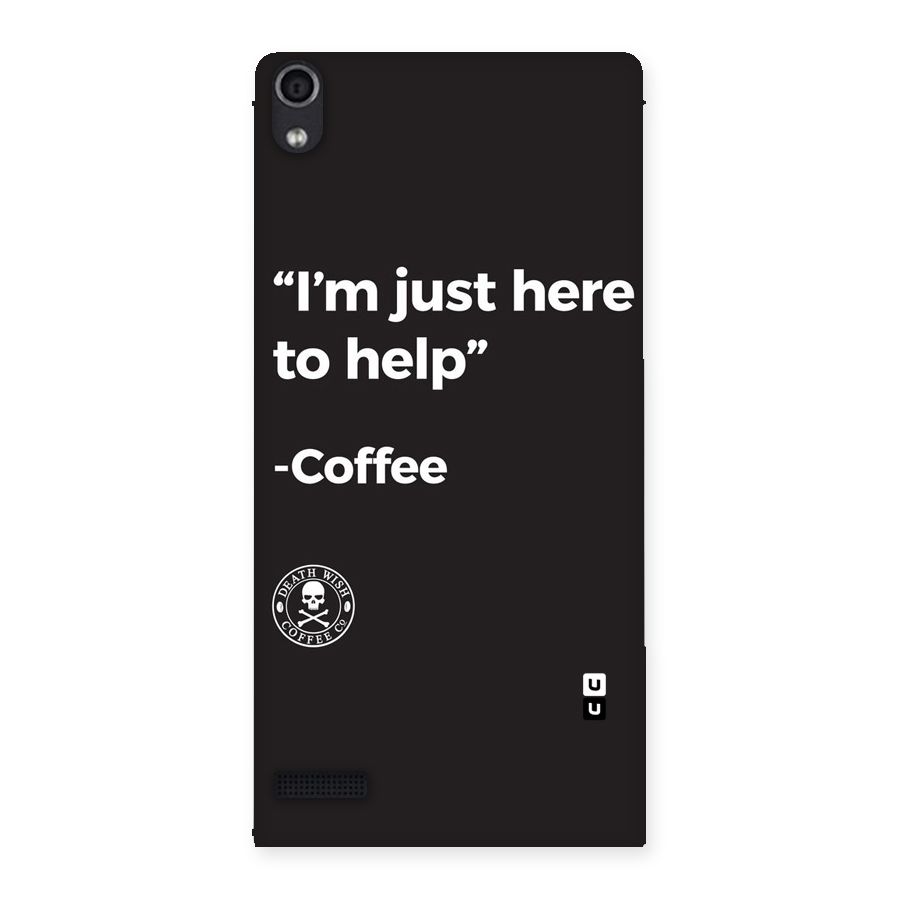 Here To Help Back Case for Ascend P6