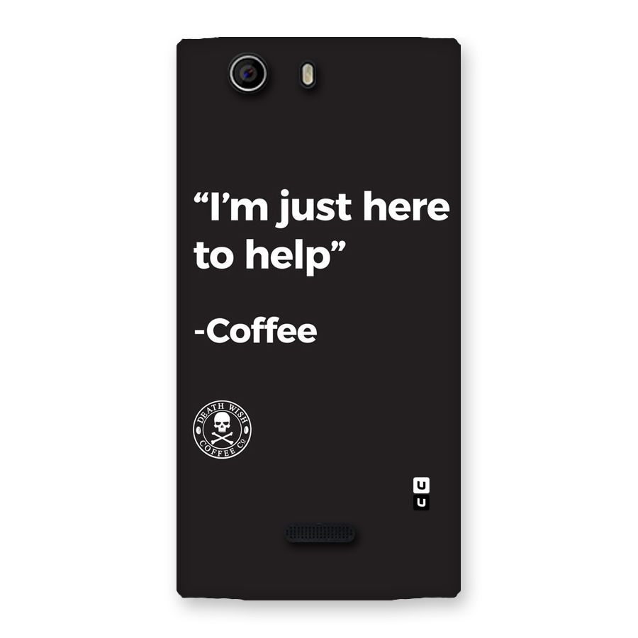 Here To Help Back Case for Canvas Nitro 2 E311