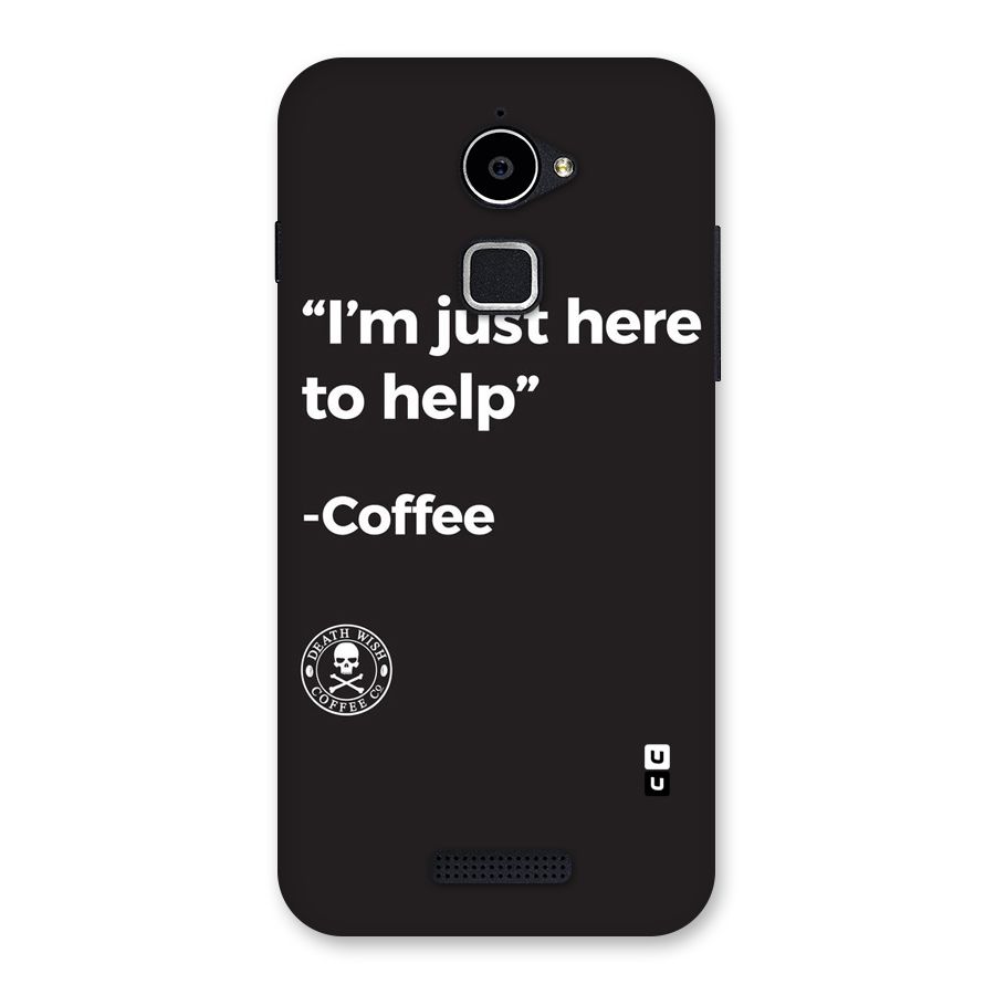 Here To Help Back Case for Coolpad Note 3 Lite