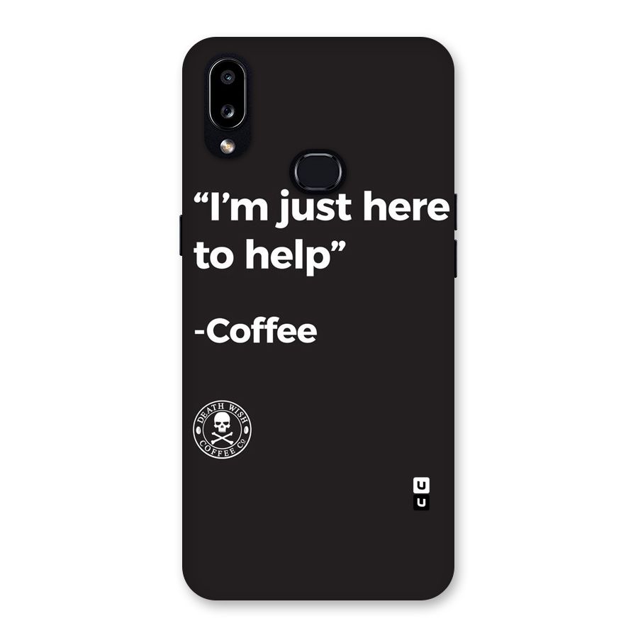 Here To Help Back Case for Galaxy A10s