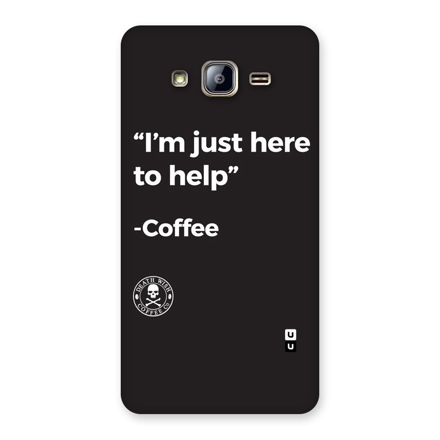 Here To Help Back Case for Galaxy On5