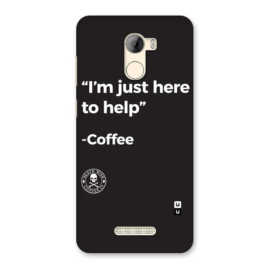 Here To Help Back Case for Gionee A1 LIte