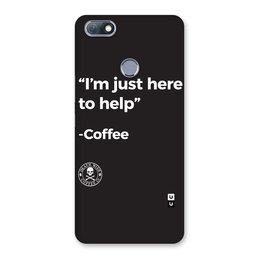 Here To Help Back Case for Infinix Note 5