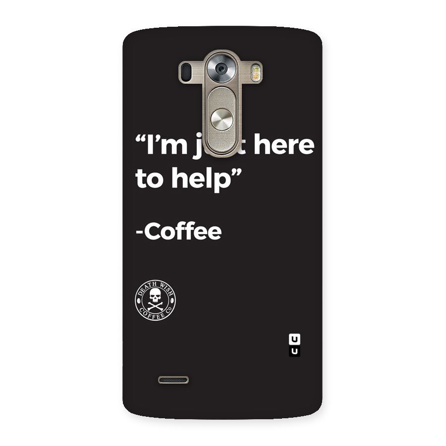 Here To Help Back Case for LG G3